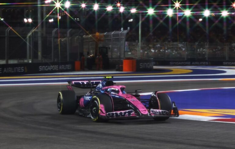 F1 en Singapur: Franco Colapinto superó otra desafiante carrera con el Alpine