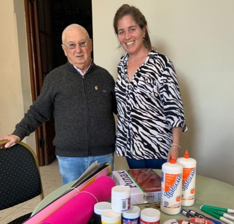 El club de Leones entregó útiles escolares a instituciones educativas de la ciudad