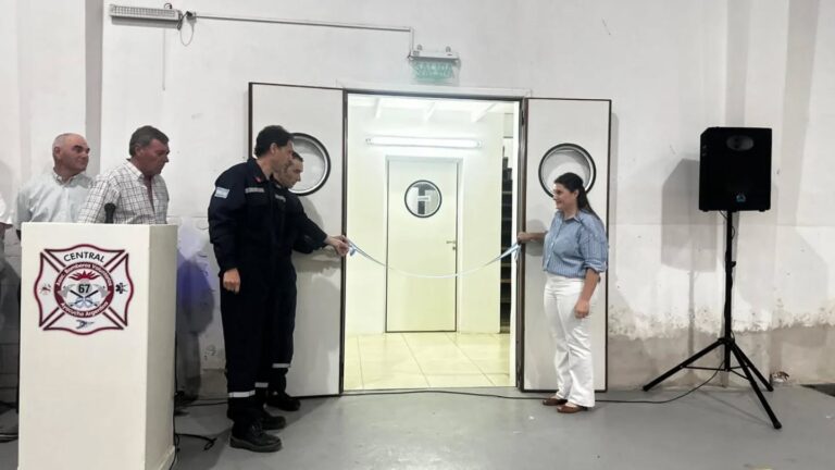 El cuartel central de bomberos amplió sus instalaciones