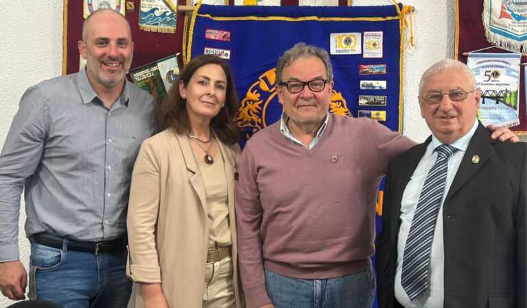 El gobernador del Distrito O-3 del Club de Leones visitó Ayacucho