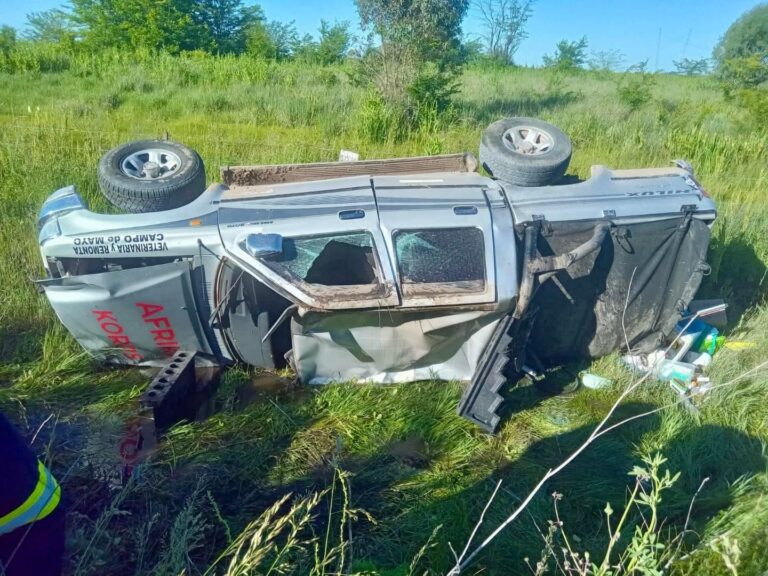 Un hombre de 79 años falleció tras volcar con su camioneta en la Ruta 50, cerca de Cacharí