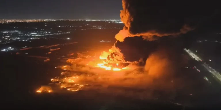 Impactante incendio en el polo industrial de Ezeiza: al menos 20 heridos