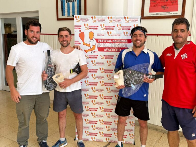 Se desarrolló un exitoso torneo de Pelota en Atlético