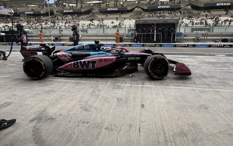 En Abu Dhabi, Franco Colapinto fue Top 10 en la primera práctica de F1