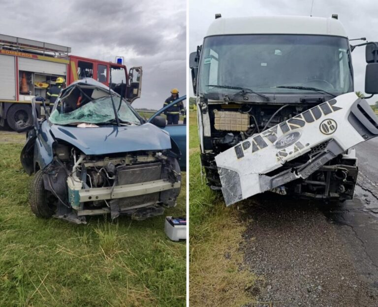 Dos fallecidos tras el trágico choque en Ruta 3: murió el hombre que permanecía en grave estado