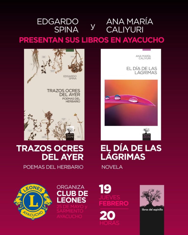 En el Club de leones: Jueves presentan dos libros