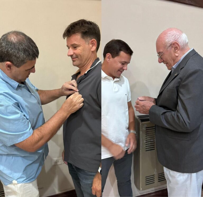 Juraron dos nuevos integrantes en el Club de Leones y reforzaron su compromiso solidario