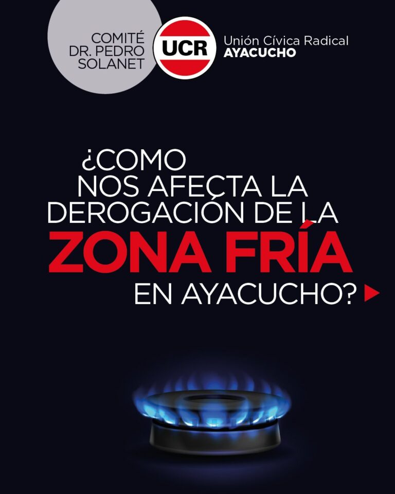 La UCR local, pone primera en favor de la Zona Fría
