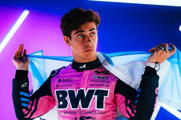 F1: Con una vuelta excelente Colapinto se ubica 7mo en la P2 de Bélgica