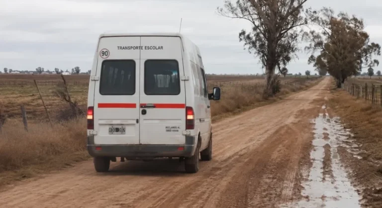 Alarma por el transporte escolar rural: más de 200 chicos de Ayacucho siguen sin poder llegar a la escuela