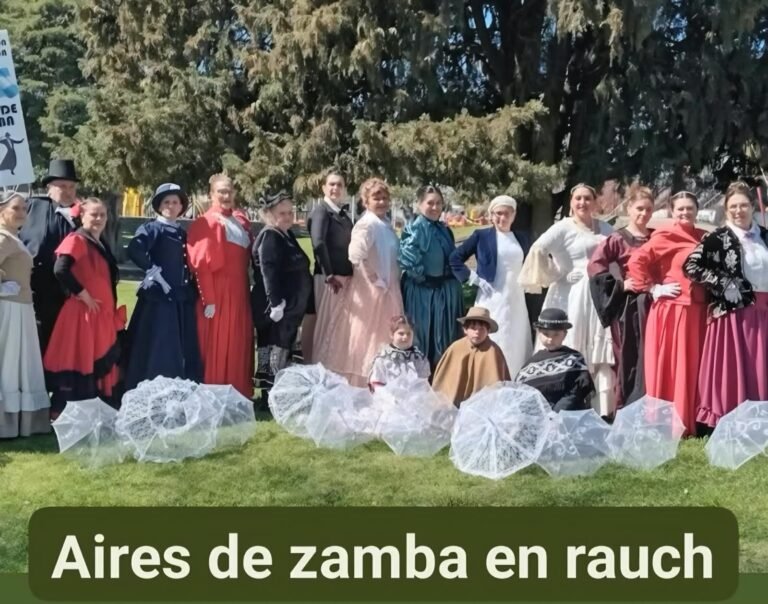 La agrupación » Aires de Zamba» mostró su talento en la fiesta del Ave de Raza